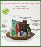 Ayurvedic Hamper Combo, 10 Products For Your Daily Health Concerns, Special Offer Of  USD 20